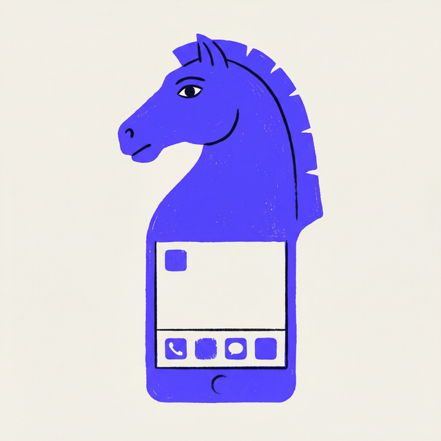a chess piece transforming into a smartphone, bold screen print linocut style